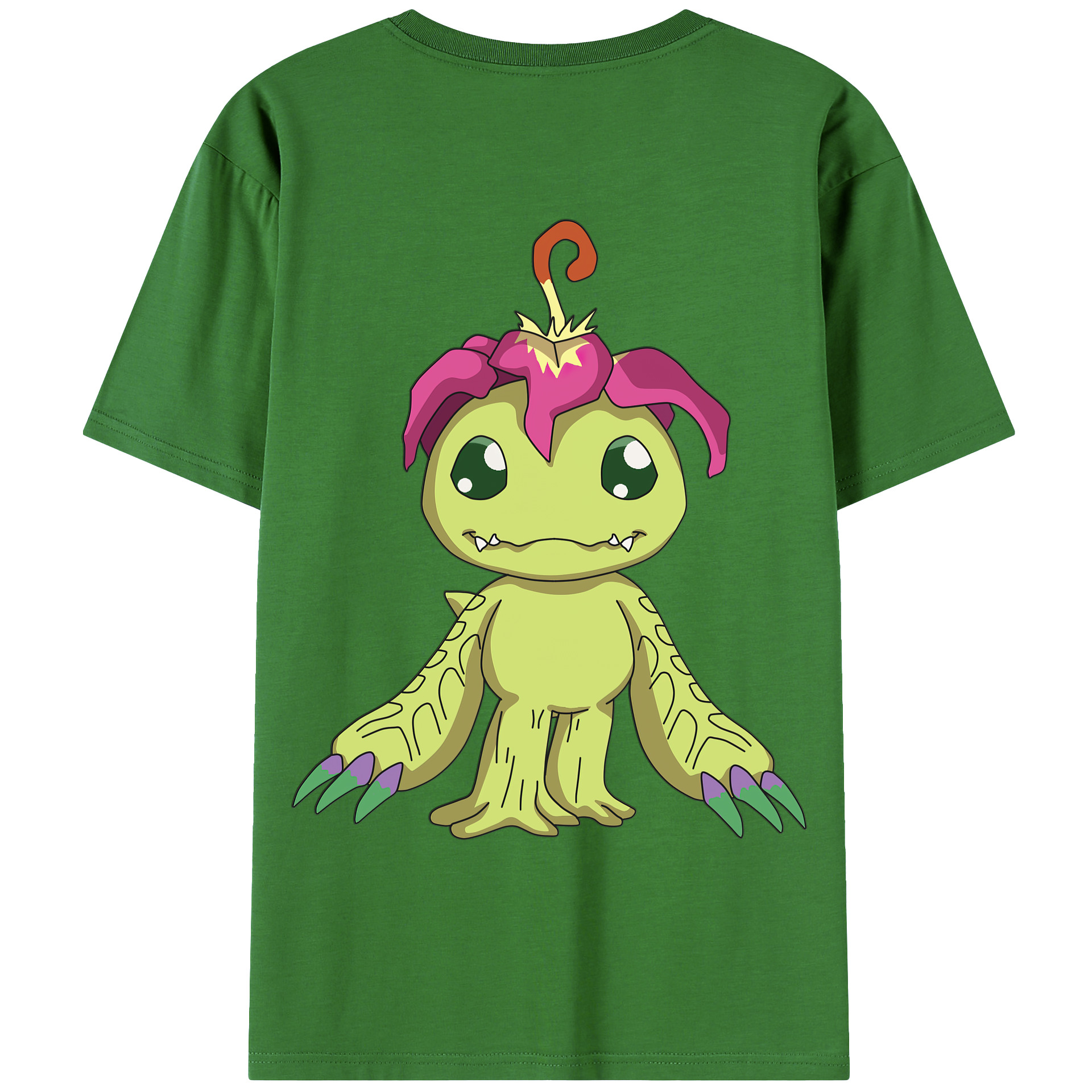 （画像用） Digimon デジタルモンスター/デジモン レディース半袖Tシャツ(バックプリント)
